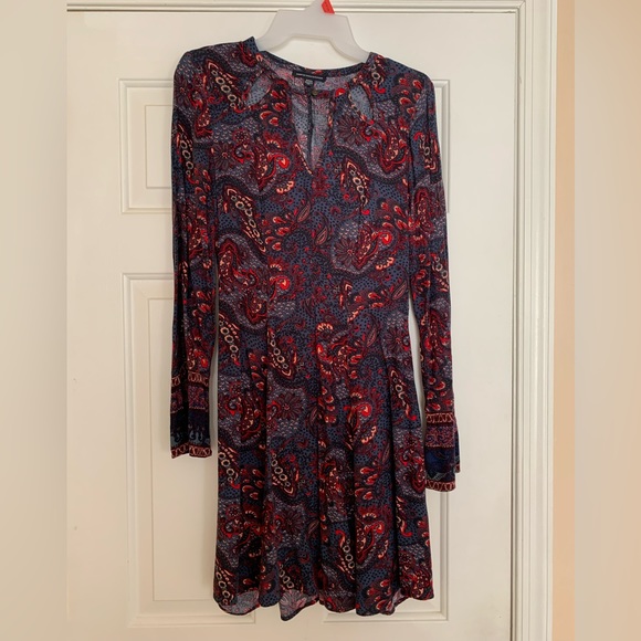 American Eagle Outfitters Paisley High Low Mini Dress size SP - Picture 4 of 10